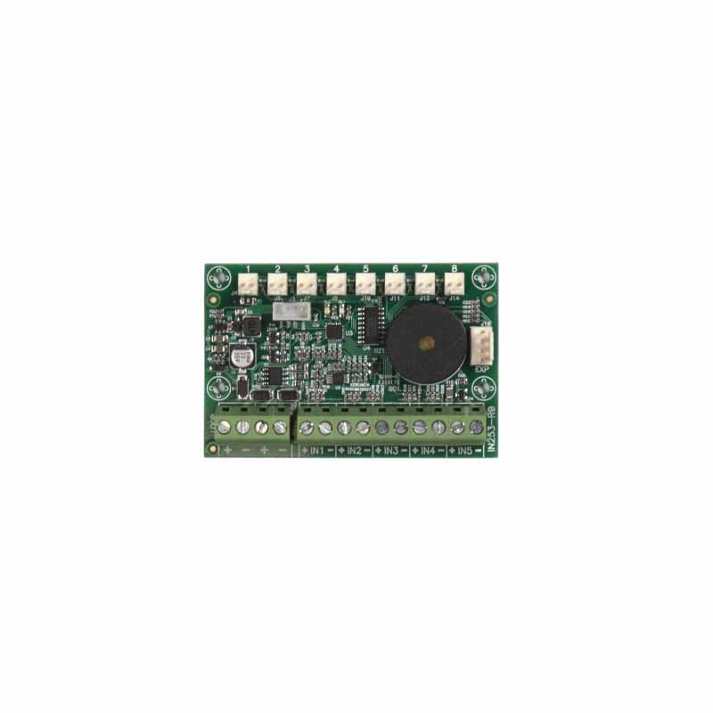 INIM EM500 modul adresabil cu panouri sinoptice pe bucla cu 5 intrari si 32 terminale LED configurabile