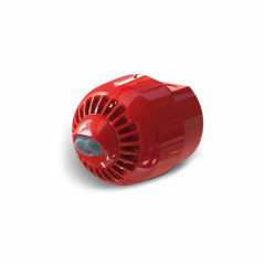 INIM IS0120RS sirena conventionala de incendiu cu flash culoare rosie IP65 cu baza mica pentru instalarea pe perete