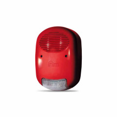 INIM IVY-R sirena rosie de exterior cu flash autoalimentata