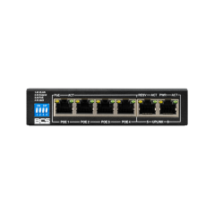 BCS-B-SP04G02G Switch 6 Porturi, 4×RJ45 1Gbps POE, 2×RJ45 1Gbps Uplink