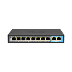 BCS-B-SP0802 Switch 10 Porturi, 8×RJ45 100Mbps, 2×RJ45 100Mbps Uplink