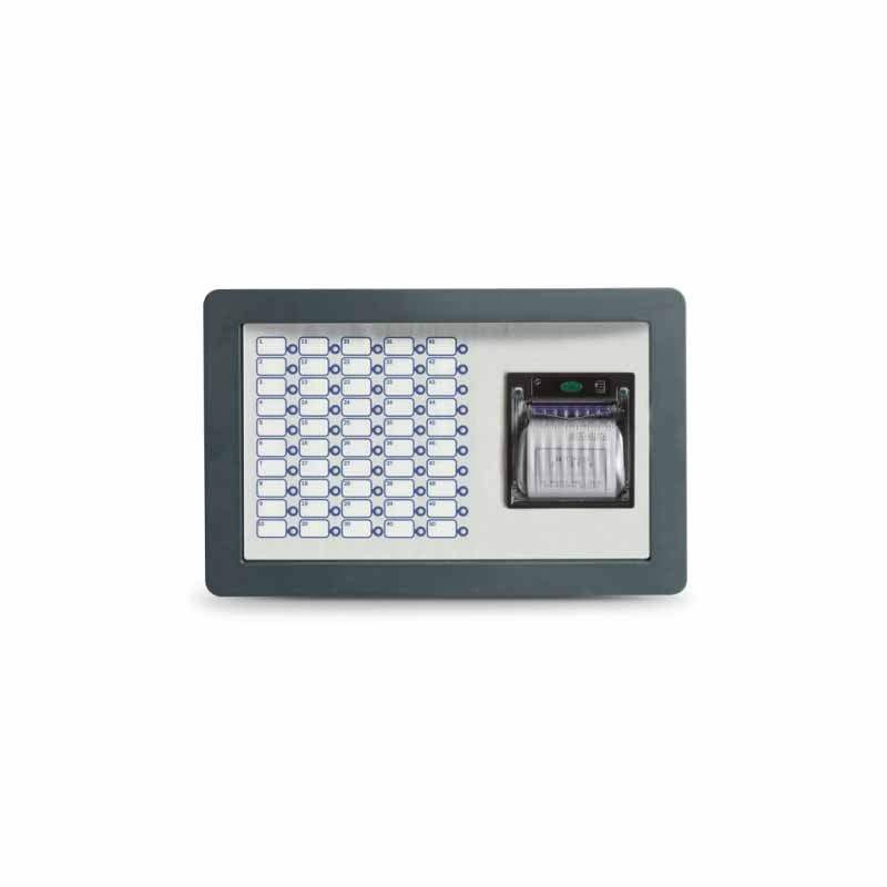 INIM FPMLEDPRN modul cu 50 de LED-uri tricolore configurabile si o imprimanta termica de 80 mm pentru Previdia Ultra si Max