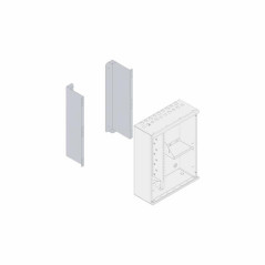 INIM PRCABRK set montaj pentru instalarea centralelor Previdia Max intr-un rack standard de 19 inch